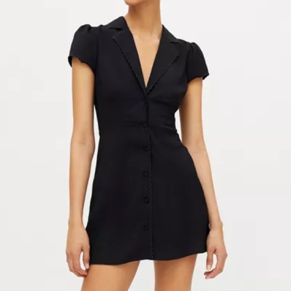 Urban Outfitters Black Short Sleeve Dress